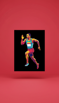 Celebrity Icon Print In Glossy Finish